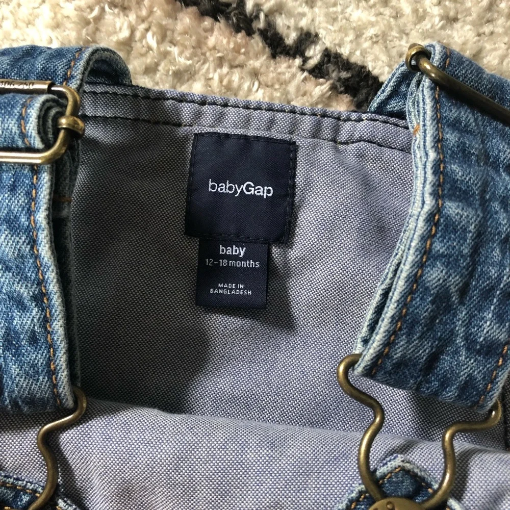 Baby Gap denim overall dress